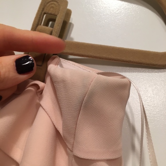 Blush pink chiffon dress from express - Picture 8 of 8